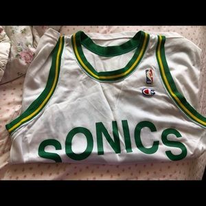 Gary Payton iconic Sonic Jersey